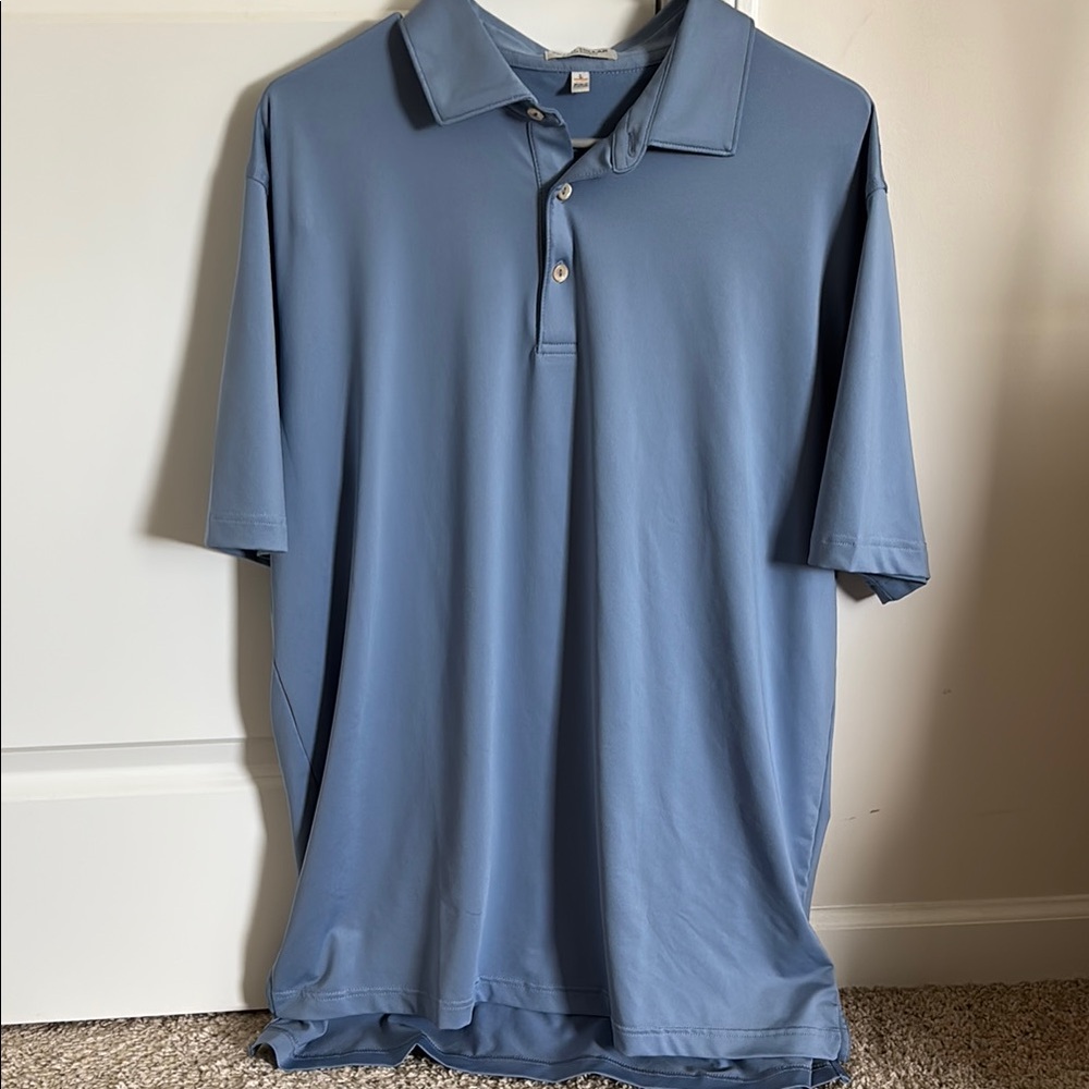 Peter Mills Men's Blue Polo Shirt